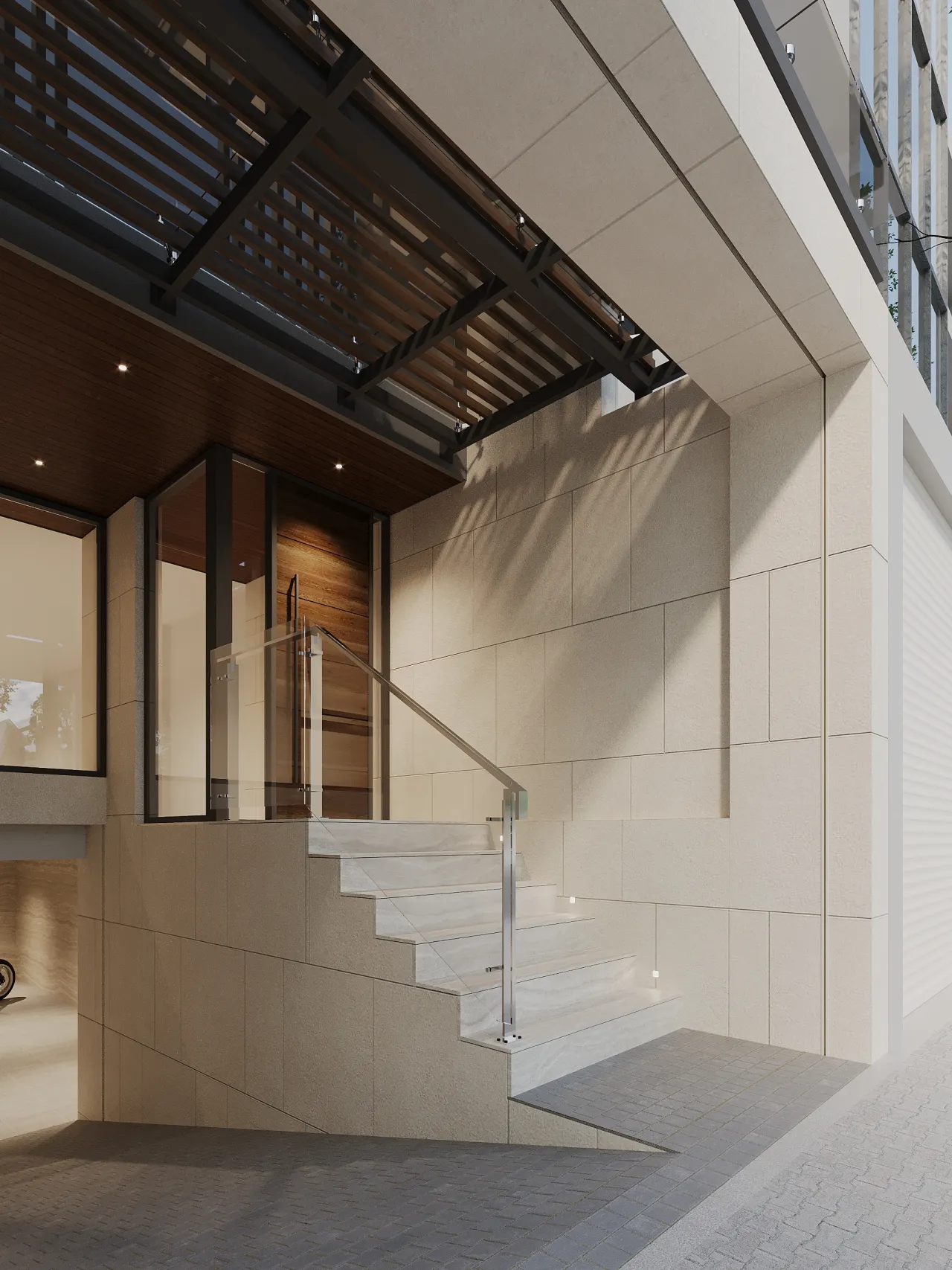 Staircase construction detail